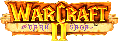Warcraft II: The Dark Saga logo for Sega Saturn